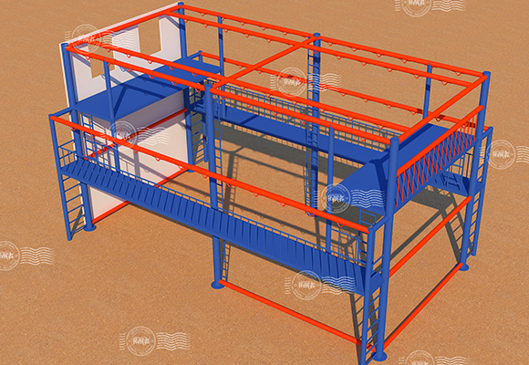 绳索救援训练架